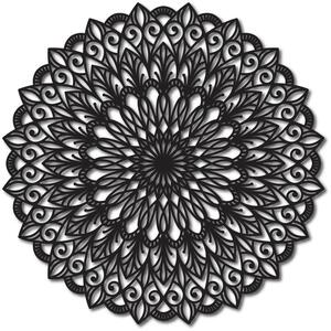 Stylesa - Vyrezávaný kvet mandala drevený obraz na stenu z preglejky HEDGO PR0251