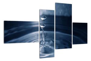 Obraz kvapky vody (Obraz 110x70cm)