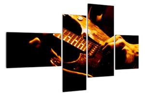 Obraz elektrické gitary (Obraz 110x70cm)