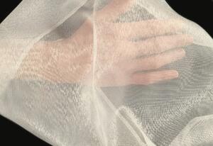 Dimex, Hotové záclony s riasiacou páskou - Dekor lesklý béžový, 270 cm, š. 1,6 m x d. 2,7 m