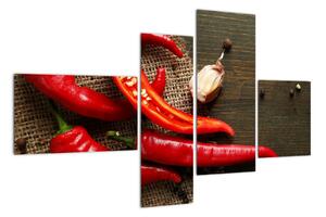 Obraz - chilli papriky (Obraz 110x70cm)