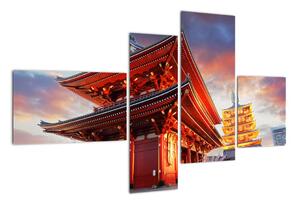 Obraz chrámu v Japonsku (Obraz 110x70cm)