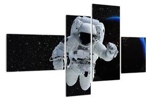 Obraz astronauta vo vesmíre (Obraz 110x70cm)