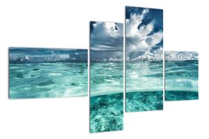Obraz morskej hladiny a neba (Obraz 110x70cm)