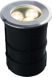 Nowodvorski 9104 Zemné svietidlo PICCO L LED 1W, 3000K, 130lm, čierna/strieborná