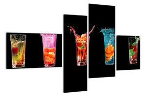 Obraz do kuchyne - letné drinky (Obraz 110x70cm)