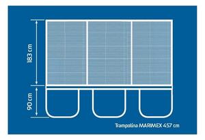 Marimex | Trampolína Marimex 457cm + ochranná sieť + rebrík ZDARMA | 19000012
