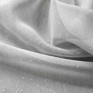 Hotová záclona s krúžkami - Angela biela jemný dážď, š. 1,4 m x d. 2,5 m