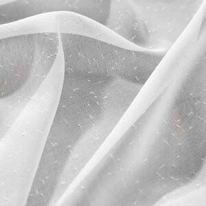 Design 91, Hotová záclona s krúžkami - Angela biela jemný dážď, š. 1,4 m x d. 2,5 m