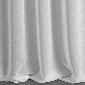 Design 91, Hotová záclona s krúžkami - Angela biela jemný dážď, š. 1,4 m x d. 2,5 m