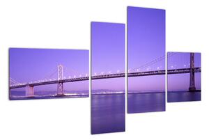 Obraz dlhého mosta (Obraz 110x70cm)