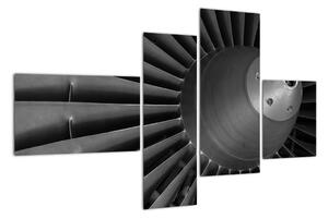 Detail turbíny - obraz (Obraz 110x70cm)