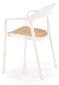 Halmar Stolička K530 biela/prírodná
