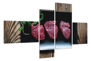 Obraz - steaky (Obraz 110x70cm)