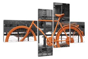 Obraz oranžového kolesá (Obraz 110x70cm)