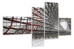 Obraz kovové mreže (Obraz 110x70cm)