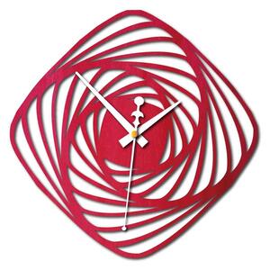 Sentop - Moderné nástenné hodiny FOGO PR0352 i červené