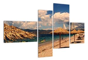 Obraz pláže (Obraz 110x70cm)
