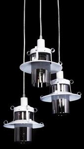 Dekoori - Industriálna biela závesná lampa CAPRI W3 DEKORIKO
