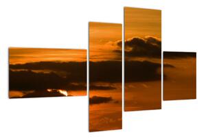 Západ slnka - moderné obrazy (Obraz 110x70cm)