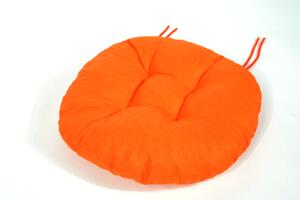 Písecké lůžkoviny Vankúš na stoličku guľatý - Oranžový