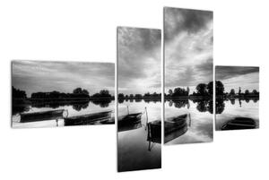 Lode na jazere - obraz (Obraz 110x70cm)