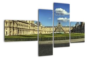 Múzeum Louvre - obraz (Obraz 110x70cm)