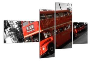 Anglický autobus Double-decker - obraz (Obraz 110x70cm)