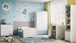 BabyBeds Zostava do detskej izby vrátane postelí s úložným priestorom Babydreams Farebné prevedenie: Modrá, Velikost postele: 160x80 cm