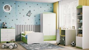 BabyBeds Zostava do detskej izby vrátane postelí s úložným priestorom Babydreams Farebné prevedenie: Biela, Velikost postele: 160x80 cm