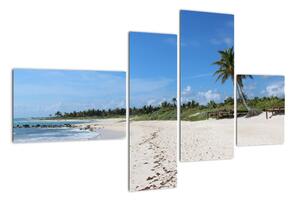Exotická pláž - obraz (Obraz 110x70cm)