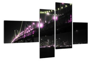 Nočný most - obraz (Obraz 110x70cm)
