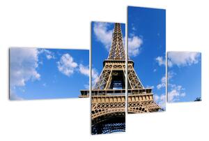 Eiffelova veža - moderný obraz (Obraz 110x70cm)