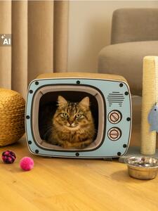 Sinsay - Škrabacia podložka pre mačku - svetlomodrá