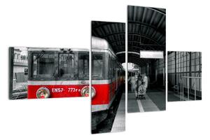 Historický vlak - obraz na stenu (Obraz 110x70cm)