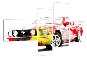 Auto Ford Mustang - obraz (Obraz 110x70cm)