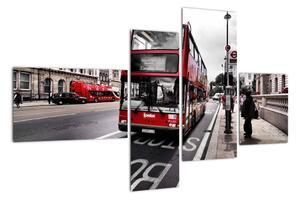 Double-decker v Londýne (Obraz 110x70cm)