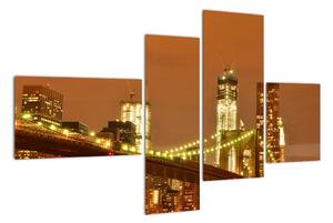 Brooklyn Bridge - obraz (Obraz 110x70cm)