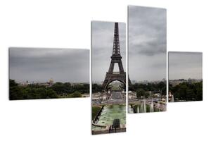 Eiffelova veža (Obraz 110x70cm)