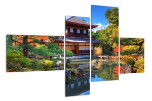 Japonská záhrada - obraz (Obraz 110x70cm)