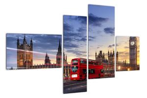 Londýn - moderný obraz (Obraz 110x70cm)