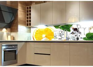 Fototapety do kuchyne, samolepiace - Ľad s citrónom 60 x 180 cm