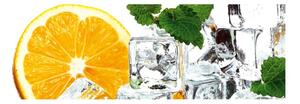 Dimex fototapety do kuchyne, samolepiace - Ľad s citrónom 60 x 180 cm