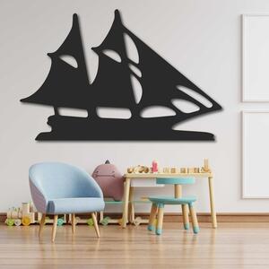 Vyrezávaný obraz na stenu drevená plachetnica - MARINER | SENTOP