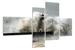 Maják na mori - obraz (Obraz 110x70cm)