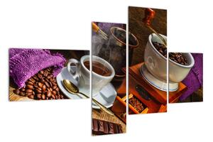Kávový mlynček - obraz (Obraz 110x70cm)