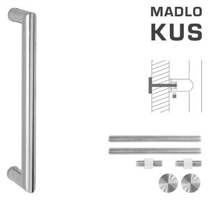 MPkovania FT - MADLO kód K02 Ø 25 mm UN ks Rozteč madla: 200 mm, Rozmer profilu madla: Ø 25 mm, Dĺžka: 225 mm
