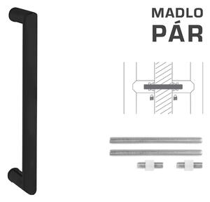 MPkovania FT - MADLO kód K02 Ø 25 mm UN pár Rozteč madla: 300 mm, Rozmer profilu madla: Ø 25 mm, Dĺžka: 325 mm
