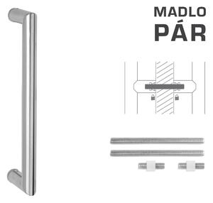 MPkovania FT - MADLO kód K02 Ø 25 mm UN pár Rozteč madla: 200 mm, Rozmer profilu madla: Ø 25 mm, Dĺžka: 225 mm