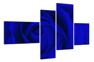 Detail modré ruže - obraz (Obraz 110x70cm)